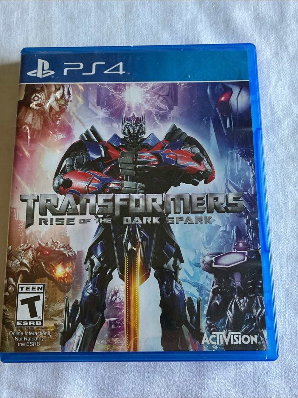 Case Only Transformers: Rise of the Dark Spark (PS4) - Blue Case by Activision